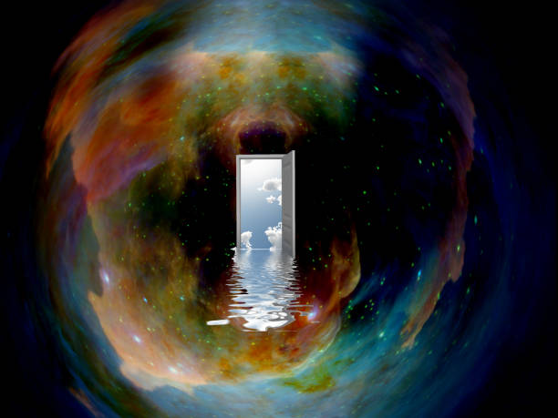 Doorway to another world Doorway to another world in the space parallel photos stock pictures, royalty-free photos & images