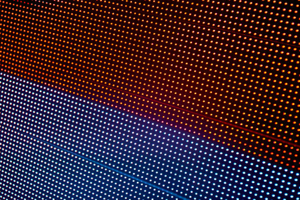 istock Abstract red and white color digital monitor 1145864832