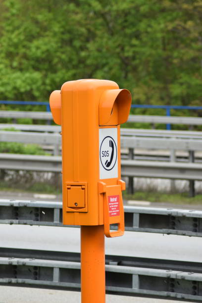 istock public Autobahn emergency phone 1145865092