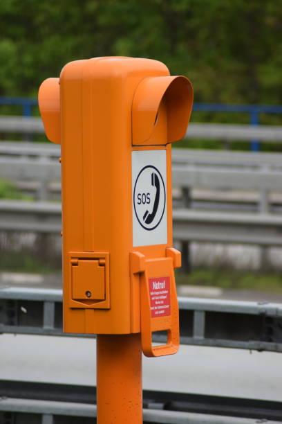 istock public Autobahn emergency phone 1145865499