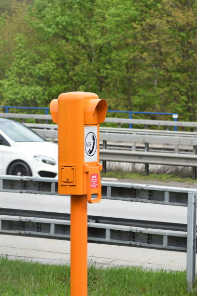 istock public Autobahn emergency phone 1145866635