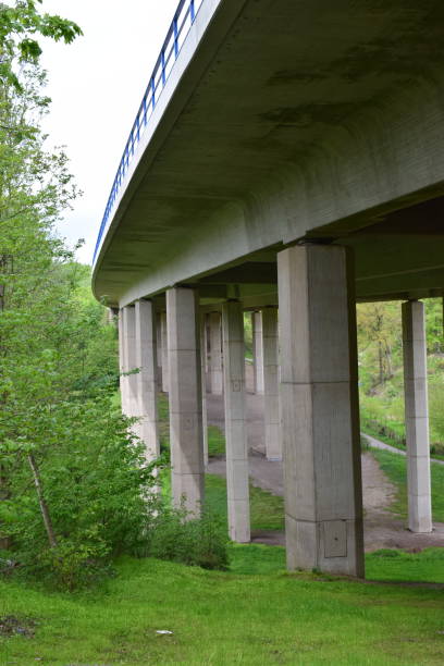 istock und the Autobahn bridge Laachertal 1145866914