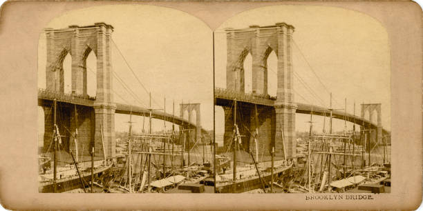 istock Brooklyn Bridge stereograph card 1890 1145871007