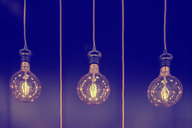 istock Incandescent lamps or lightbulb for  idea background 1145875635