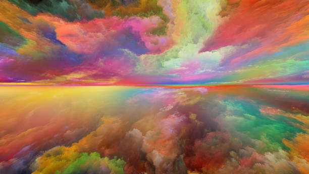 istock Lights of Abstract Landscape 1145875895