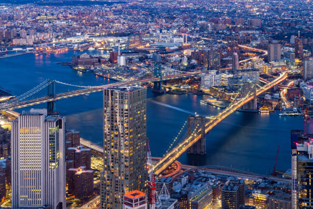 istock Aerial Brooklyn and Manhattan bridge New York 1145879477