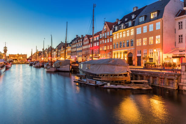 kopenhaga nyhavn dania - cpn zdjęcia i obrazy z banku zdjęć