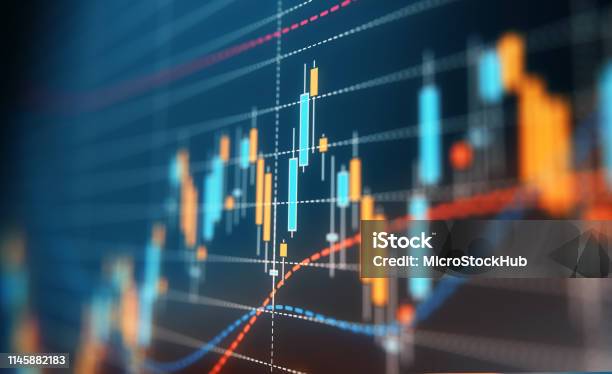 Financial And Technical Data Analysis Graph Stock Photo - Download Image Now - Finance, Stock Market and Exchange, Data