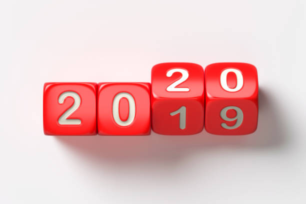 istock Red Dices Changing From 2019 To 2020 On White Background 1145883763