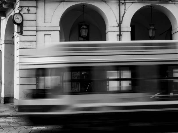 istock Turin tram in motion 1145888168