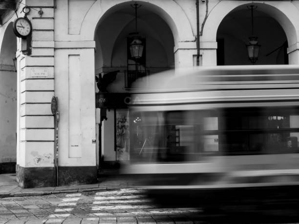 istock Turin tram in motion 1145888179