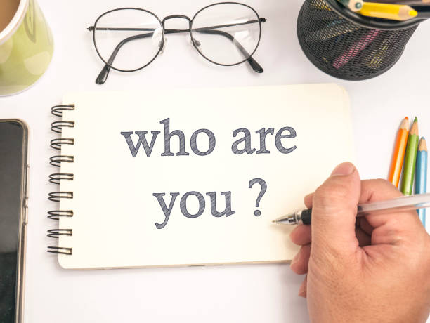 istock Who are You, Business Words Quotes Concept 1145888742