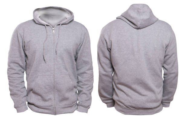 istock Gray Hoodie Mock up 1145888814