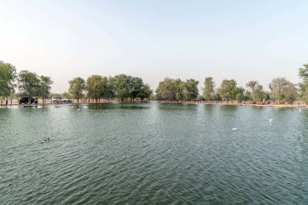 istock Al Qadra Water Lake Dubai, UAE 1145890142