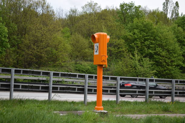 istock German Autobahn emergency phone 1145892647