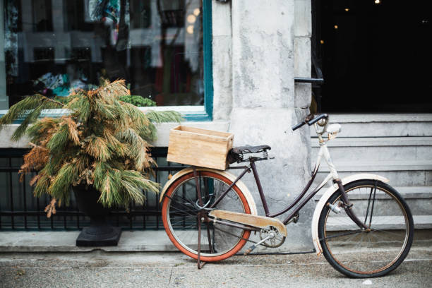 istock Vintage bike in Old Montreal 1145892709