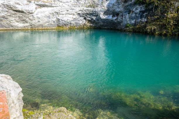 istock Beautiful and deep mountain lake 1145897785