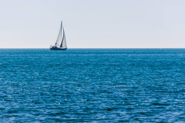 istock Sailing on the blue sea - photograph 1145910843