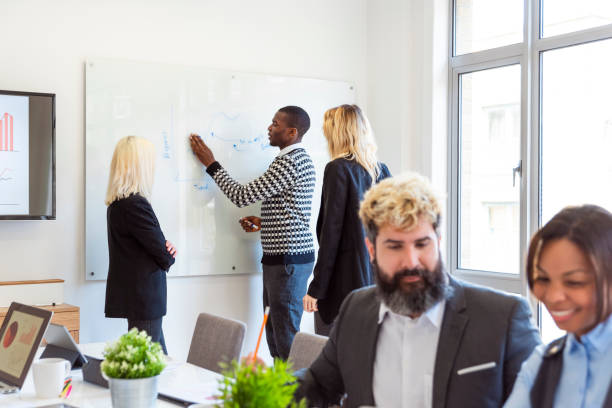 istock Business discussion in the office 1145921442