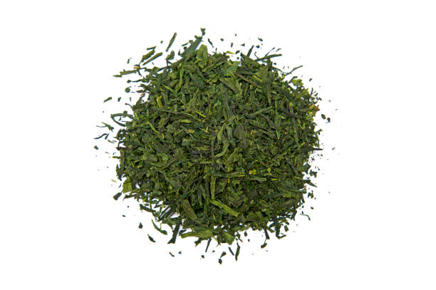 istock Japan Bancha Arashiyama green tea isolated on white 1145931231