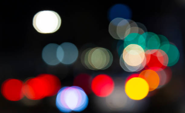 istock Out focus bokeh car light close-up 1145933963