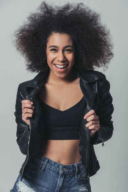 istock Stylish Afro American woman 1145937689