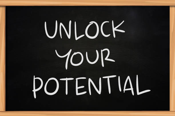 istock Unlock Your Potential, Motivational Inspirational Quotes 1145939522