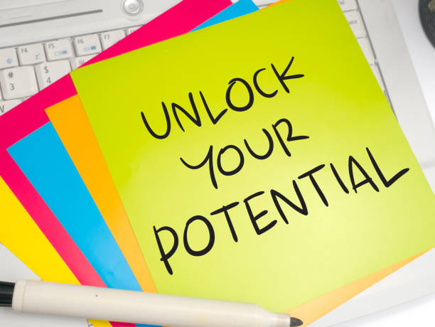 istock Unlock Your Potential, Motivational Inspirational Quotes 1145939549