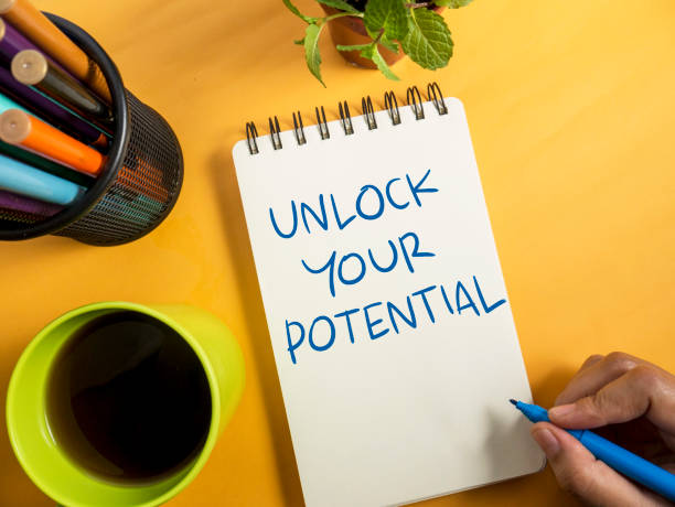 istock Unlock Your Potential, Motivational Inspirational Quotes 1145939611