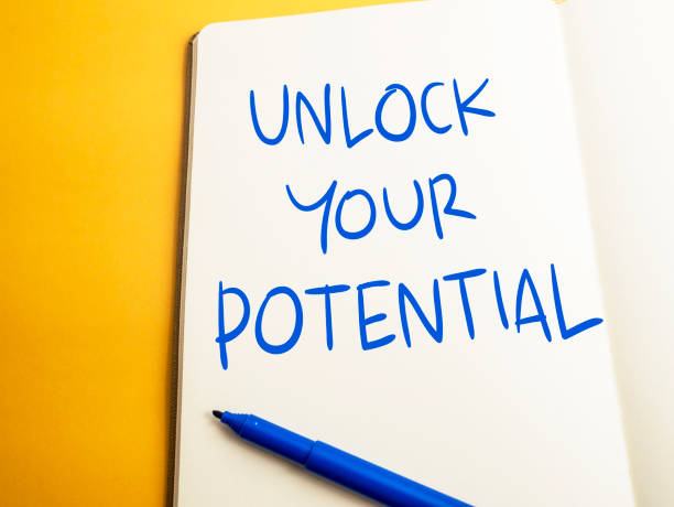 istock Unlock Your Potential, Motivational Inspirational Quotes 1145939622