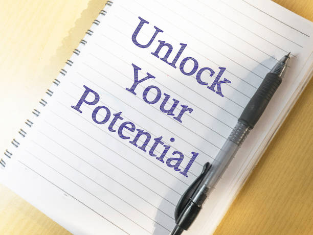 istock Unlock Your Potential, Motivational Inspirational Quotes 1145940141