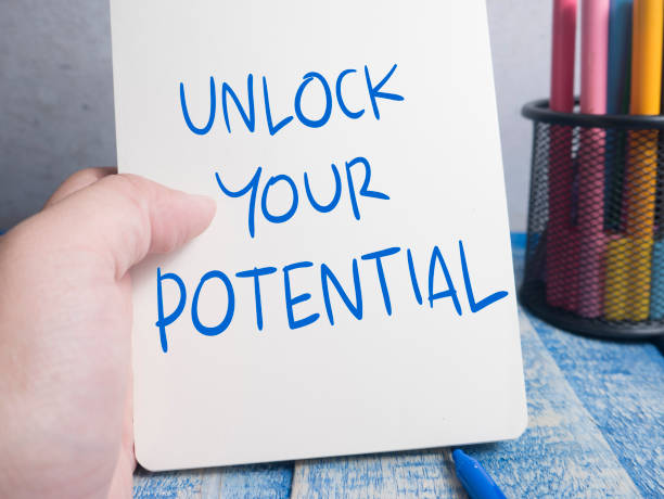 istock Unlock Your Potential, Motivational Inspirational Quotes 1145940154