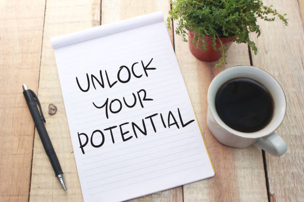 istock Unlock Your Potential, Motivational Inspirational Quotes 1145940248