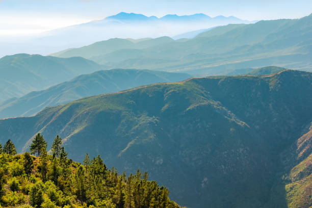 Photo of Overlooking the layers of the San Bernardino Mountains in California(P)