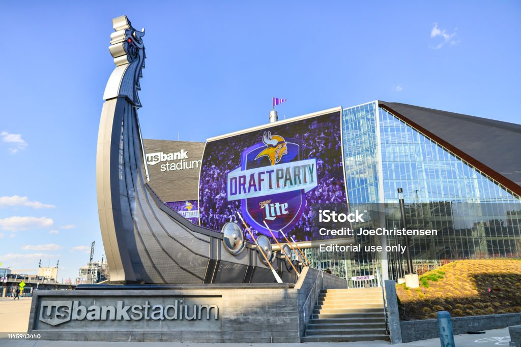 Us Bank Stadium In Downtown Minneapolis Minnesota Stock Photo