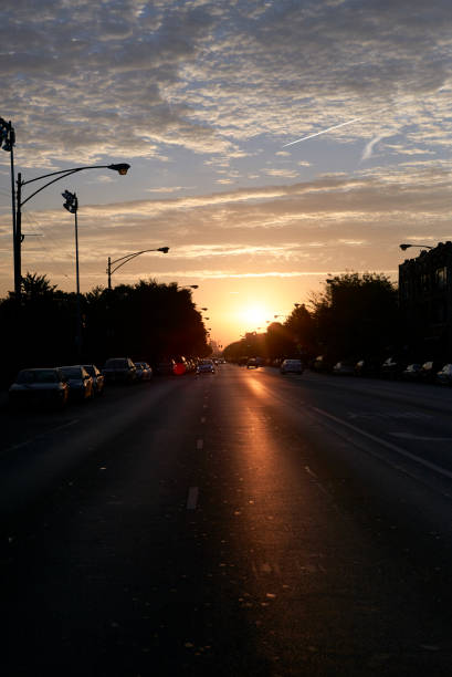 istock Sunrise over Fullerton Avenue 1145944394