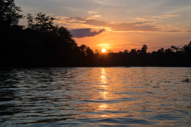 istock Malaysia: Sunset Over Kinabatangan 1145948711