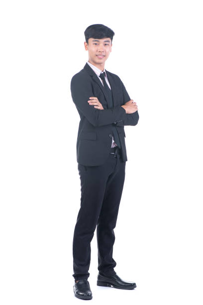 istock smart businessman isolated on white, business success concept 1145950883