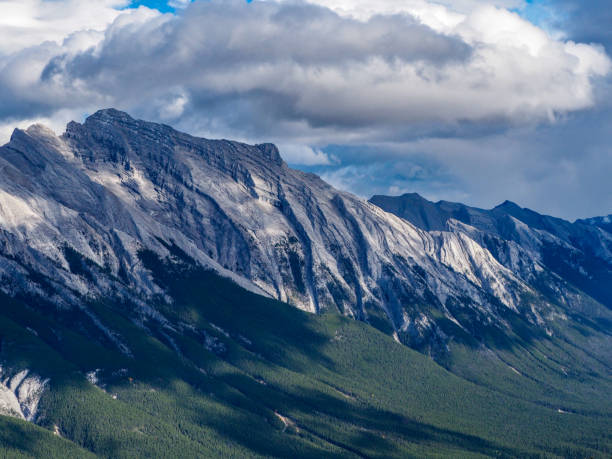 istock Mountain View of Banff National Park, Canada with Trees and Clouds 1145956523