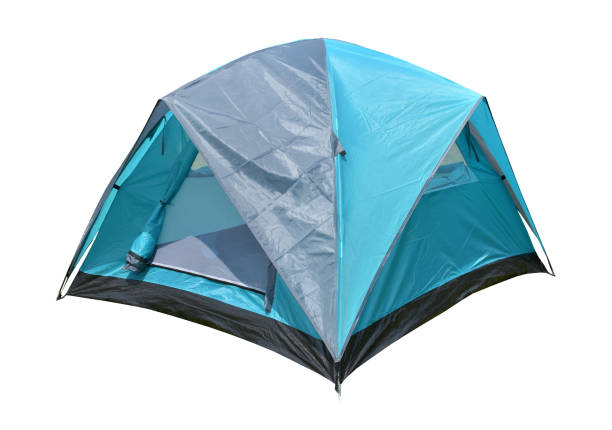 istock Monodome tent, Camping tent for 2 person on white background. 1145970066