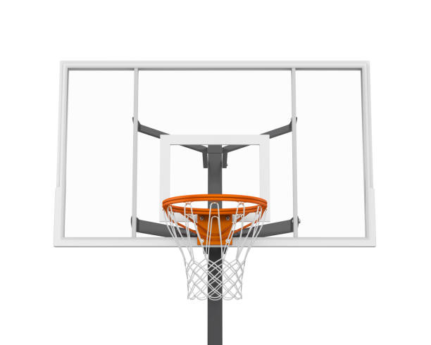 istock Basketball Hoop Isolated 1145971959