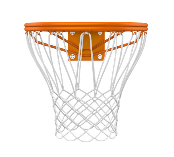 istock Basketball Hoop Isolated 1145972490