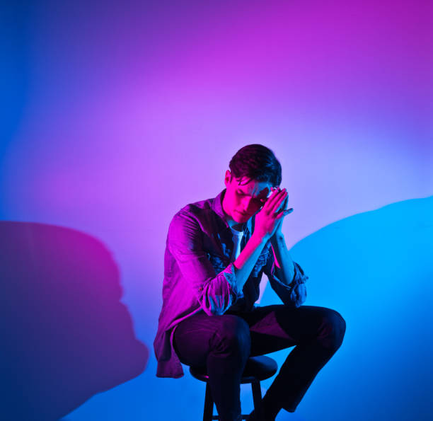 istock Handsome young man feeling depressed and sad 1145972962