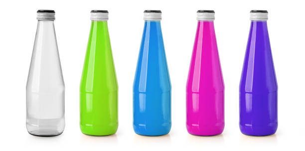istock drink glass bottle. Isolated 1145973817