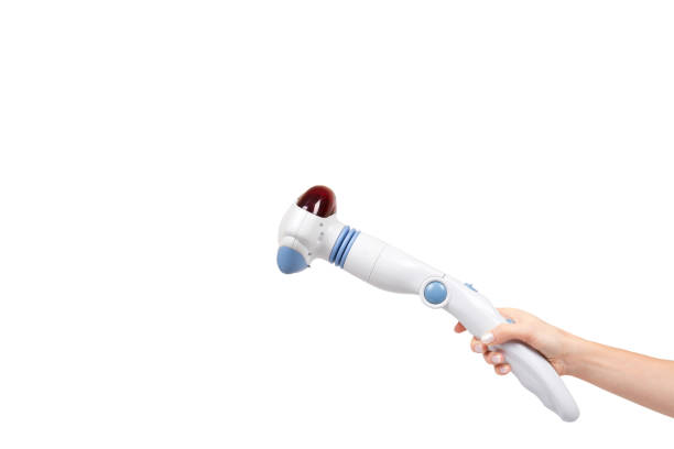 istock Hand with wireless electronic massager, muscle therapy medicine 1145976458