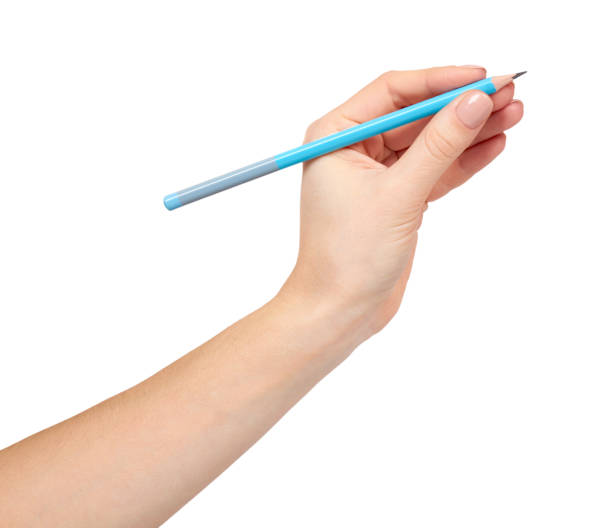 istock Hand with pencil, drawing or writinng gesture. 1145976600