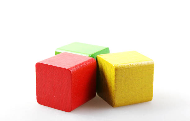 istock Children's wooden blocks for play 1145980164