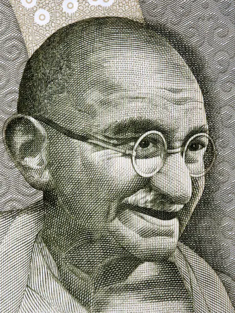 Photo of Mahatma Gandhi a portrait from Indian money