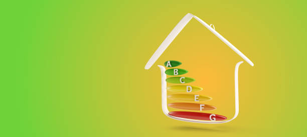 istock 3d-illustration symbol house energy efficiency 1145981582