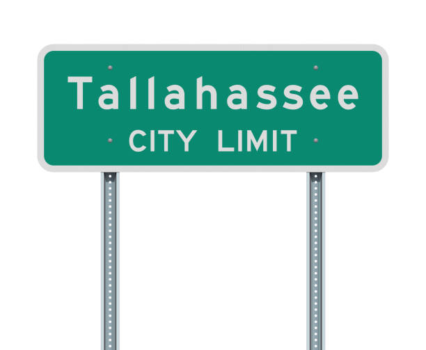 istock Tallahassee City Limit road sign 1145987874